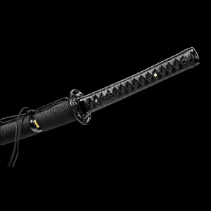 Tactical Black Samurai Sword(DC53 CARBON STEEL)