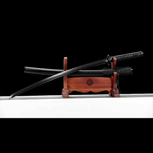 Tactical Black Samurai Sword(DC53 CARBON STEEL)